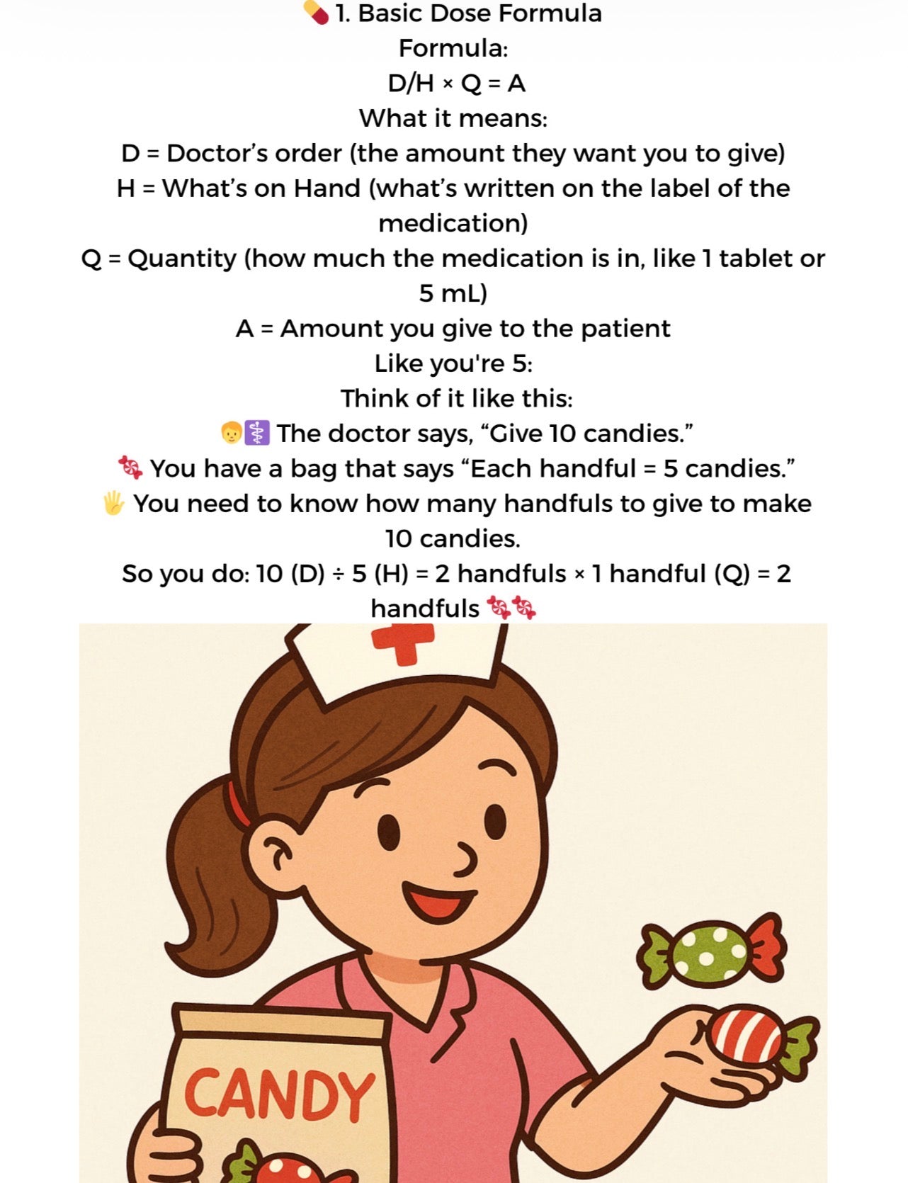 Med Math made Short & Sweet